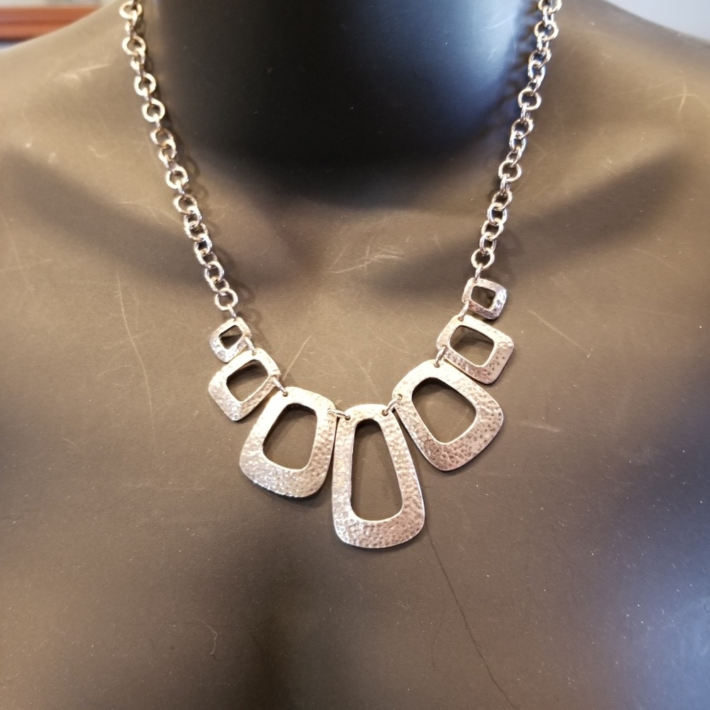 Genuine Silver Oval Link Necklace: $100 OFF SALE